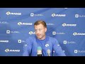 sean mcvay addresses the media after rams vs. buccaneers week 9 matchup