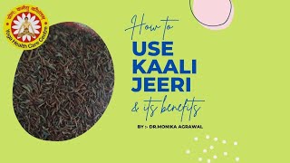 kaali jeeri uses, benefits and limitations (shah jeera) #knowyourfood #kaalijeeri #drmonikabijaka