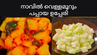 കുറഞ്ഞ സമയം കൊണ്ട് എളുപ്പത്തിൽ വളരെ ടേസ്റ്റിൽ പപ്പായ ഉപ്പേരി റെഡിയാക്കിയാലോ😋😋