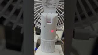 夾式電風扇 電量顯示