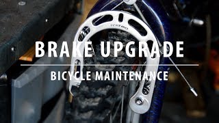 Upgrading Cantilever MTB Brakes - Fitting Kool Stop Brake Pads & Tektro Brake Booster