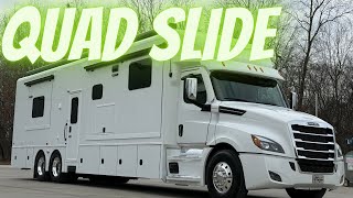 Practically New Super C Motorhome, 2024 ShowHauler Quad Slide, less than 6k miles