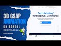 3D GSAP Scroll Animations | HTML, CSS & JS Tutorial | Awwwards Website
