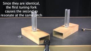 MIT Physics Demo Tuning Forks Resonance & Beat Frequency 720