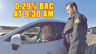 Woman is More than 3 and One-Half Times the Legal Limit at 9:30 AM