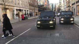 Twin Black Brabus G700 Luxury SUV Exhaust Sound + Acceleration |Supercars Of London| Watch Da Kargo