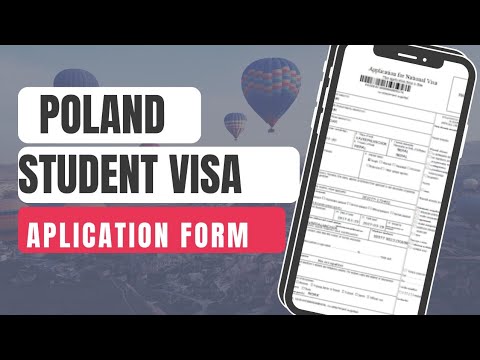 HOW TO FILL POLAND STUDENT VISA APPLICATION FORM / STUDYING IN POLAND ...