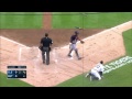 cle@det indians turn two after play at the plate