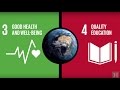 UN Global Goals: Healthy Children, Better Education