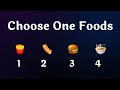 Choose One Foods | See Your ? | Gd Crazy Fun | Gd Crazy Fun Love Video