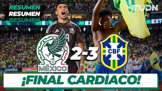 Resumen y goles | México vs Brasil | Amistoso Internacional | TUDN