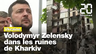 Guerre en Ukraine : Zelensky en visite à Kharkiv pendant que la Russie pilonne le Donbass
