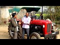 241 मैसी ट्रेक्टर गोल बोनट लेने पर किसान ने क्या कहा mf 241 di tractor round shape