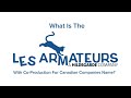 What is the Les armateurs (France) with co-production for Canadian companies name?