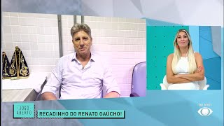 Renato Gaúcho manda vídeo para Renata Fan após Grenal: "Eu voltei"; veja a zoeira