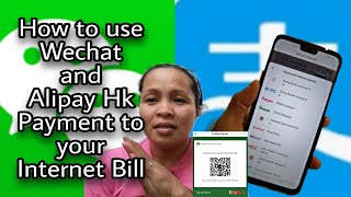 How to use Wechat and Alipay HK Payment to your Internet Bill | Reload Your Smartone using Wechat