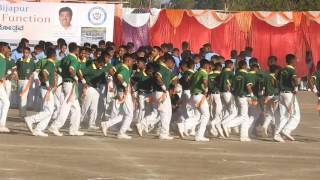 Sainik School Bijapur,53,Anniversary, Mass PT,22 Dec,2016 ,2