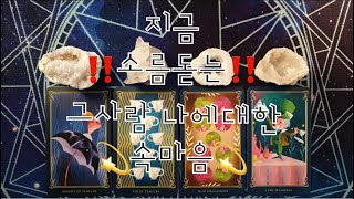 타로- 지금‼️소름돋는‼️그사람 나에 대한 💫속마음💫