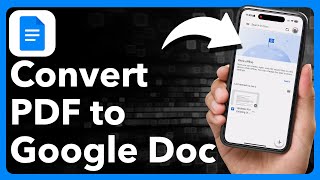 How To Convert PDF To Google Docs On iPhone
