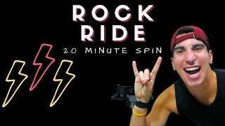 20 Minute Rock Music Ride 🤘| Get Fit Done Spin Class