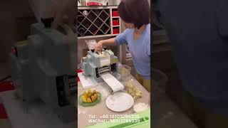 小型饺子皮机，1分钟60片，做出来的饺子皮中间厚两边薄，口感和手工的一模一样。