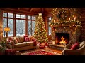 cozy christmas music piano with fireplace winter ambience warm fireplace u0026 relaxing holiday music