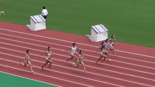 第59回東海陸上競技選手権大会　女子100m　予選第2組　2016/8/28