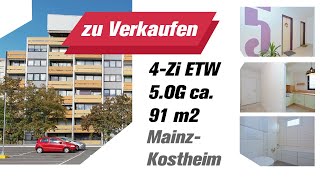 ☆ Gut geschnittene und helle 4- Zimmer Wohnung mit 2 Loggien und TG-Stellplatz zu Verkaufen