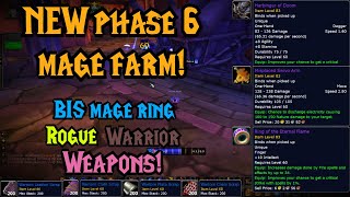 Mage Gold Farm Naxxramas - Phase 6 - BIS Mage ring, Great Warrior \u0026 Rogue weapons!