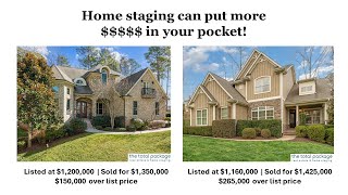 Staging Engagement: 2 Luxury Home Stagings that Sold for $100,000+ Over List Price