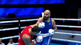 R32 (86KG) RANONI PRIETO ISIDRO (PAR) vs NTAMBWE GAETAN (FRA) | IBA World Boxing Championships 2023