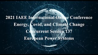 Concurrent Session 137 European Power Systems