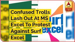 Confused Trolls Lash Out At MS Excel To Protest Against Surf Excel | ABP Uncut | ABP News