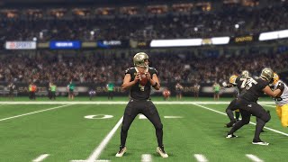 Madden NFL 23 - Green Bay Packers Vs New Orleans Saints Simulation NFC WildCard (Madden 24 Rosters)