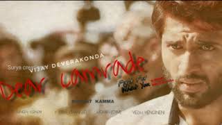 #VijayDevarakonda Vijay Devarakonda Dear Comrade TEASER | Bharat Kamma | FAN MADE | Telugu Cinema
