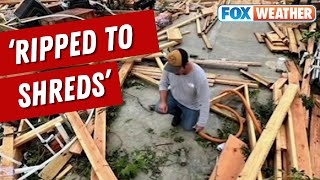 Man Hit By Debris As He Shields Family While EF-3 Tornado Destroys Home