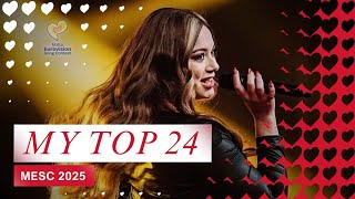 🇲🇹 MESC 2025: My Top 24 | Malta Eurovision 2025