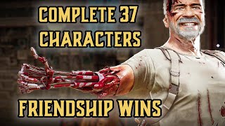 MORTAL KOMBAT 11 ULTIMATE VERSION - ALL 37 FRIENDSHIP WINS VICTORY [CHARACTER A TO Z ORDER]