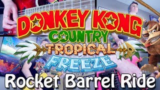 Rocket Barrel Ride - DKC Tropical Freeze (Rock/Metal) Guitar Cover | Gabocarina96