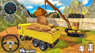 GOLD 🪙 TRANSPORT 🆕 GAMES 🎮 _ Truck Jcb Construction Simulator 3d Gameplay