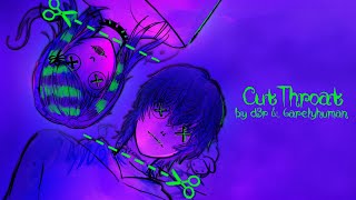 d3r - cut throat (w/ 6arelyhuman) [Official Lyric Video]