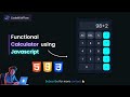 Build a Functional Calculator Using HTML, CSS & JavaScript | 💻 Beginner Friendly Tutorial #coding