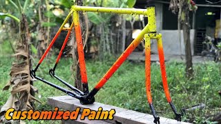 Stunning Custom Paint on Road Bike Frame | Paint like a ppr