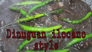 how to cook Dinuguan ilocano style