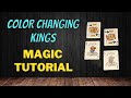 Color Changing Kings - How To Fool A Magician - Magic Card Trick Tutorial