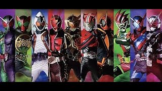 ♦平成第２期♦仮面ライダーソング大全集★歌詞あり★ノンストップ３５分★