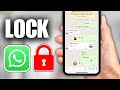 How To Lock WhatsApp on iPhone With Face ID / Passcode