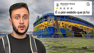 VISITEI O ESTÁDIO COM A PIOR AVALIAÇÃO DO BRASIL!