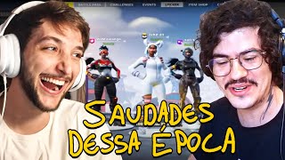 CALANGO E ZERO REAGINDO AOS VÍDEOS ANTIGOS DE FORTNITE!