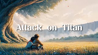 [1Hr] Attack on Titan | Soft Piano | Sleep Piano Cover (With Nature Sounds)